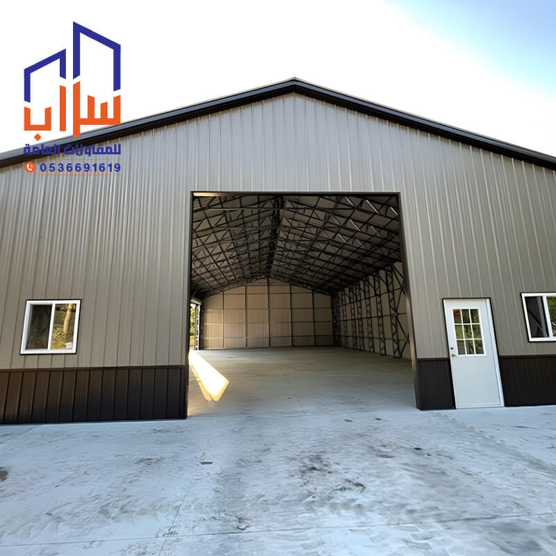 افضل انواع الهناجر من مؤسسة مظلات-وسواتر-وهناجر-سراب