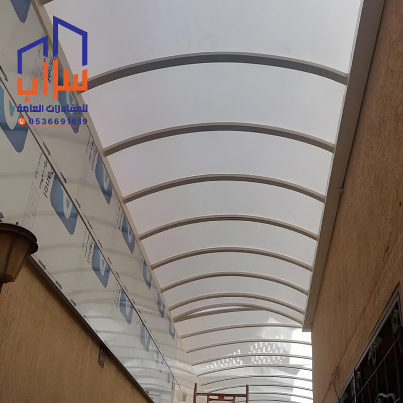 تركيب مظلات ممرات الرياض مؤسسة سراب