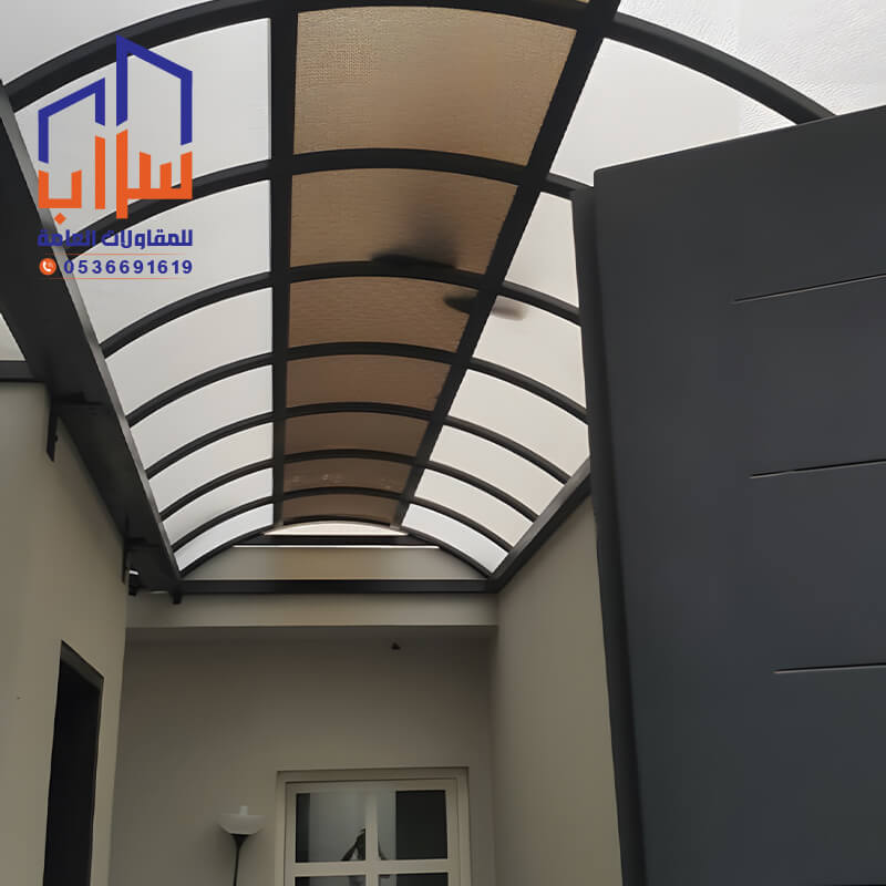 مظلات ممرات شفاف لكسان