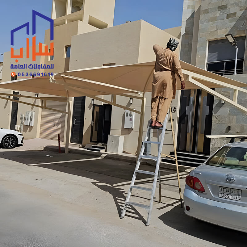 تركيب مظلات سيارات خارجية