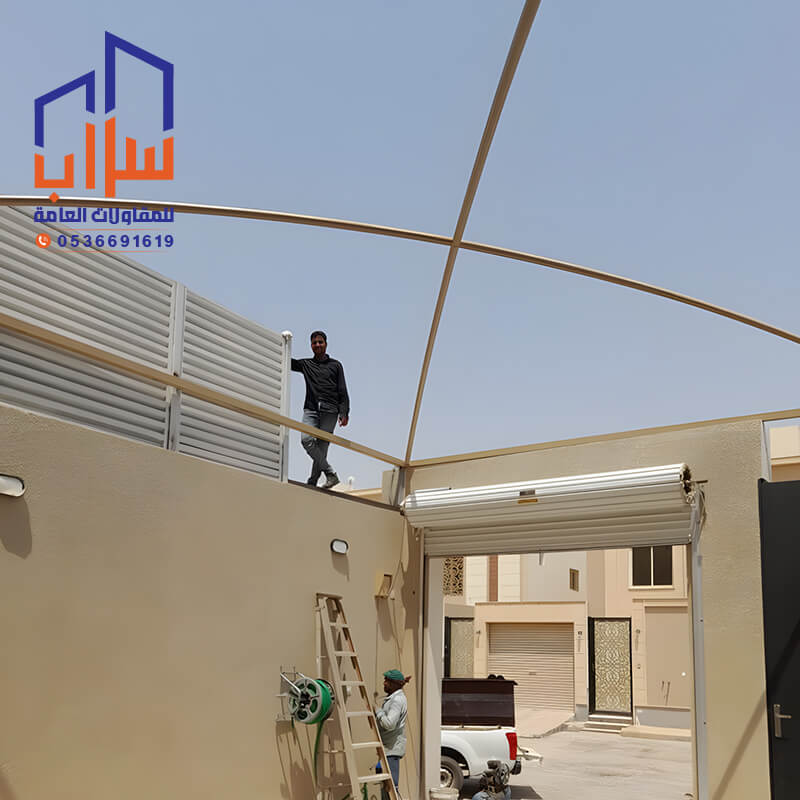 تركيب مظلات سيارات عالية الجودة مؤسسة سراب