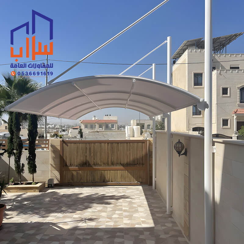 تنفيذ مظلات سيارات كابولي